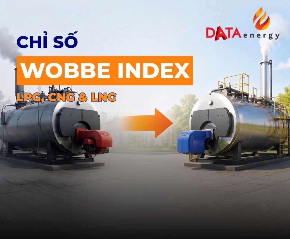 Wobbe Index là gì? Chỉ số quan trọng khi chuyển đổi nhiên liệu đốt LPG, CNG và LNG
