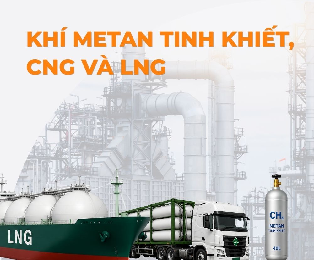 Khí Metan tinh khiết, CNG và LNG: Tuy 3 mà 1